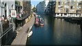 TQ3283 : Regent's Canal at Wharf Road Bridge, looking east by Christopher Hilton