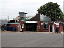 SP0482 : Entrance to Selly Oak railway station, Birmingham by Jaggery