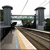 SP0482 : Selly Oak railway station footbridge, Birmingham by Jaggery