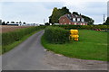 Looking uphill towards Pitt View Cottage