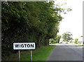 Entering Wigton