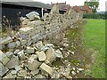 Crumbling stone wall