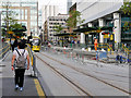 SJ8397 : St Peter's Square Tram Station - September 2016 by David Dixon