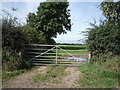 Field entrance east of Roundhill