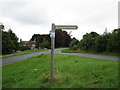 Road junction and cottage, Bromyard Downs