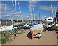 Sailing Boats Exmouth Beach