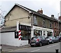 ST2996 : Erol's Barber Shop in Pontnewydd, Cwmbran by Jaggery