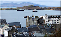 NM8530 : Oban rooftops and Oban Bay by Thomas Nugent