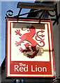 Sign for the Red Lion, Aspatria