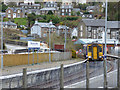 NM8529 : Train approaching Oban railway station by Thomas Nugent
