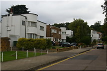 TQ1792 : Inter-war moderne housing, Kerry Avenue, Stanmore by Christopher Hilton