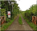 Entrance to Langport Range on Mildmay