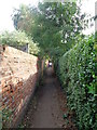 Path from Masons Ryde to Bridge Street, Pershore