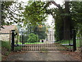 Entrance gates to Ingoldsby Manor House