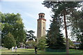 View of the Campanile Chimney from the lake by the Temple of Aeolus