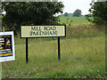 TL9369 : Mill Road sign by Geographer