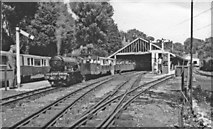 TR1534 : Hythe, eastern terminus of Romney, Hythe & Dymchurch narrow-gauge Railway, 1952 by Walter Dendy, deceased