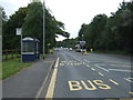 Bus stop and shelter on Longridge Road (B6243)