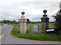 SK3728 : Gateposts old and new by Graham Hogg