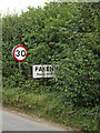 TL9267 : Pakenham Village Name sign on Ixworth Road by Geographer