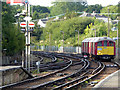 Train approaching Ryde St Johns Road