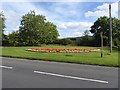 Floral display at the south end of Eastwoods Road