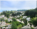 Houses in Broadsands from the Railway