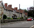 Combined traffic sign facing Grange Road, Street, Somerset