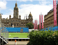 NS5965 : Homeless World Cup, George Square, Glasgow by Thomas Nugent