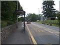 Bus stop and shelter on Gargrave Road