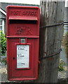 Close up, Elizabeth II postbox on Whalley Road