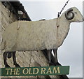 Old Ram name sign, Minchinhampton