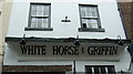 Sign on the White Horse & Griffin, Whitby