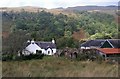 Kilblaan and the deciduous woods at Stucscardan