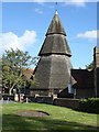 Brookland church: the free-standing bell-tower