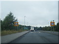 A617 nears the A38 junction