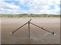 SD2811 : Barrier on Ainsdale Sands by Gary Rogers