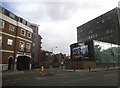 Fulham High Street at the junction of Putney Bridge Approach