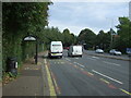 Bus stop and shelter on Sir Tom Finney Way