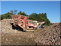 Stonecrusher at the site of The Wharf