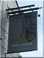 Sign for the Alston Pub & Dining