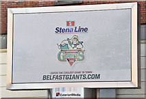 J3373 : Stena Line/Belfast Giants digital advertising, Belfast - October 2016(1) by Albert Bridge