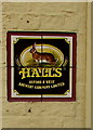 Halls Brewery name plaque on a Cheltenham wall