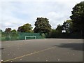 SJ8748 : Sports court in Cobridge Park by Jonathan Hutchins