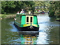 Narrowboat on the Grand Union Canal