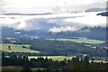 NN9555 : Valley cloud above the River Tummel by Jim Barton