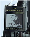 Sign for the Horseshoe Inn, Clitheroe