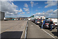 Waiting to board the ferry