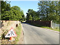 Looking east along Handcross Road across Red Bridge