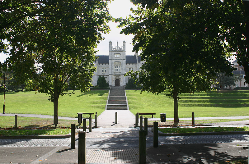 Ingress Abbey from a distance © David Kemp cc-by-sa/2.0 :: Geograph ...